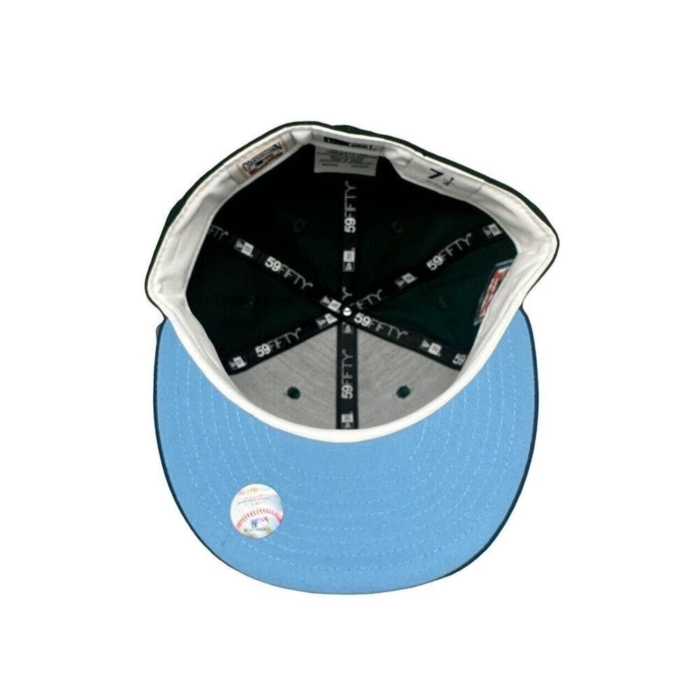 New Era 59fifty Oakland Athletics 50th Anniversary Patch Sz 7 1/4 Hat Cap - Picture 4 of 5